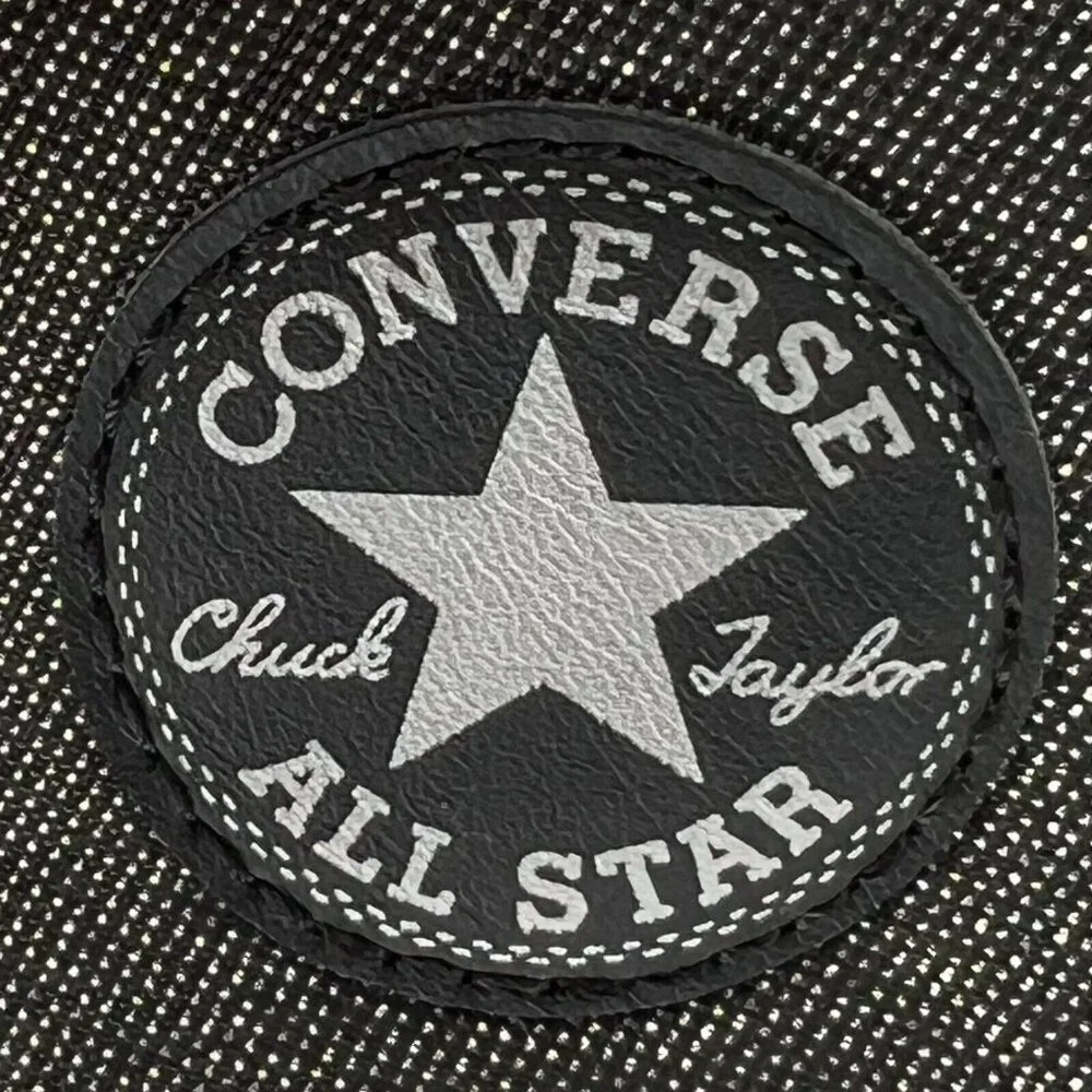Converse Junior 661850F Gray Chuck Taylor All Star Lace Up Zip Size 6 Sneakers
